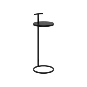 Dôme Deco | BERLIN Bijzettafel | Zwart | Ø25cm
